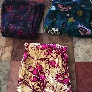 New and worn 1x lularoe leggings lot. Size T.C.